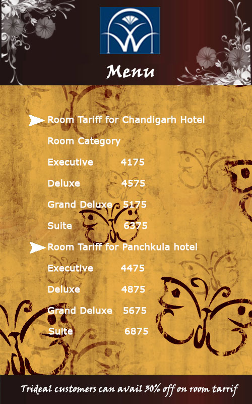 Menu Cards