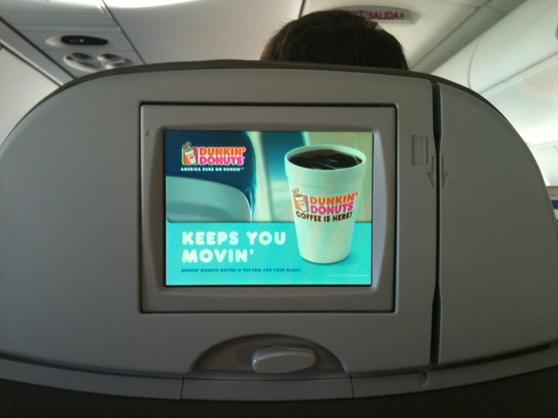 In Flight Cabin Ads