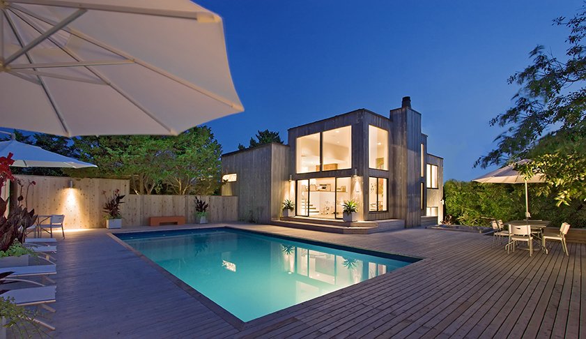 poolside umbrellas