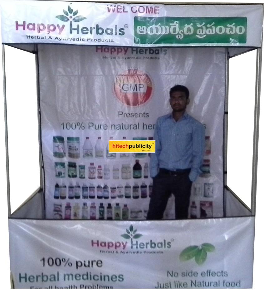 Herbal Product Marketing Tent