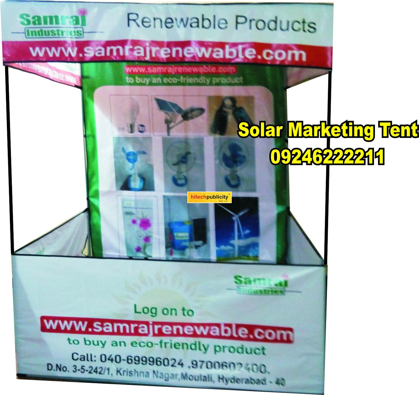 Solar Marketing tent