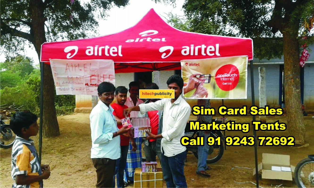 Sim Card Sales Tent