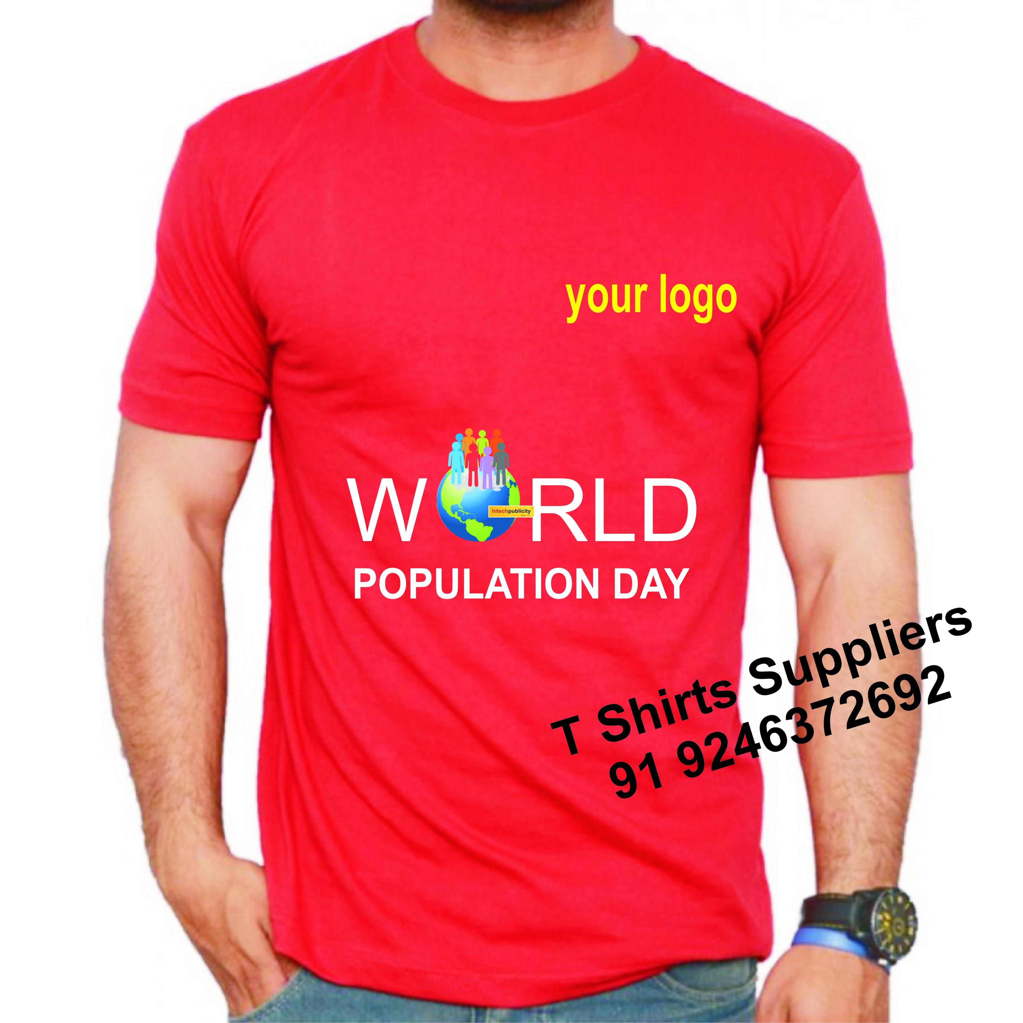 world population day t shirts suppliers