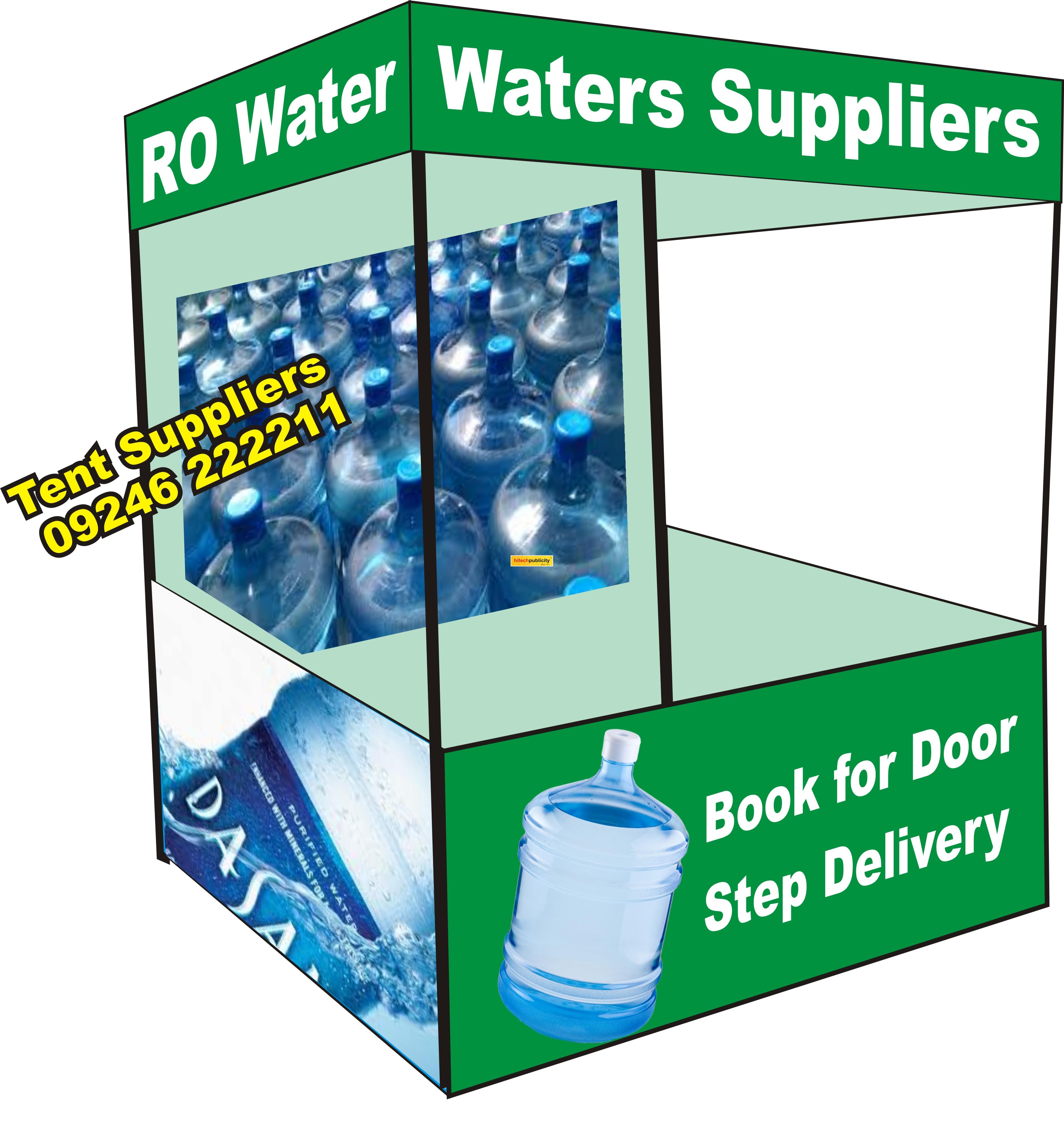 20 liter water can marketing tent