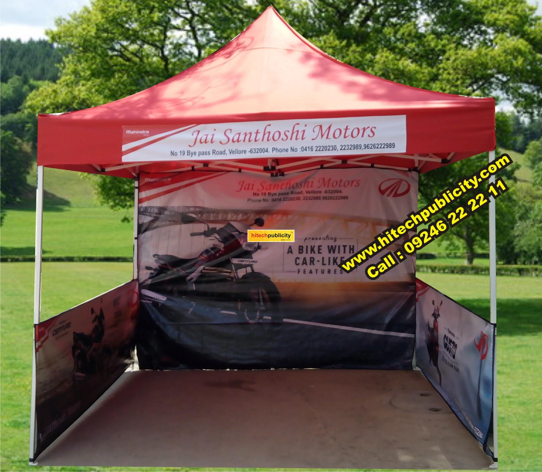 Mahindra Two Wheelers Marketing Tent