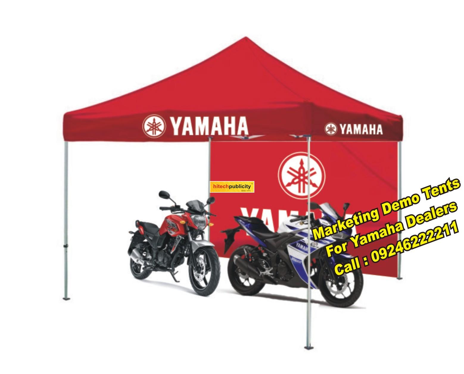 Yamaha dealers Marketing Demo Tent