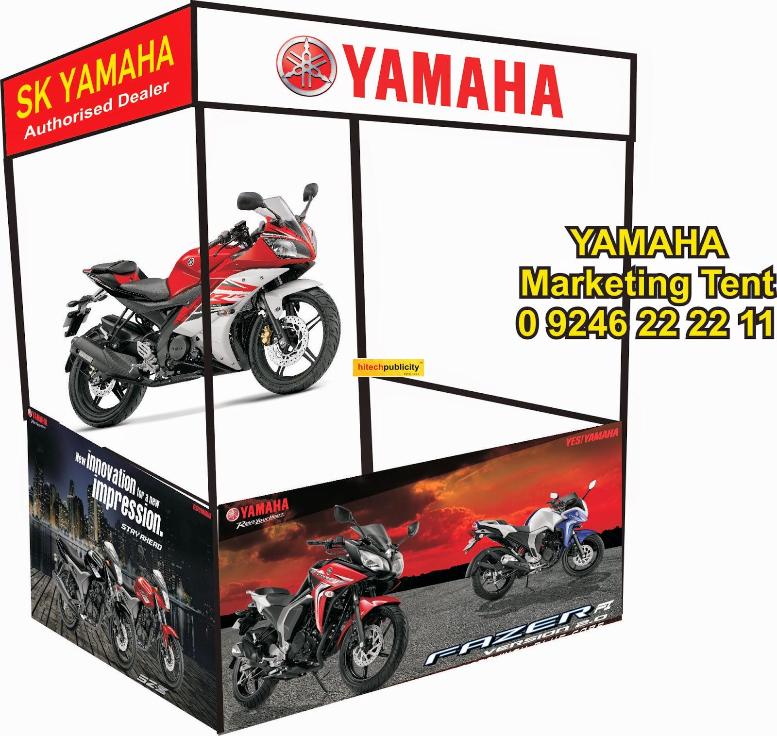 Advertising Tents for Yamaha Dealers