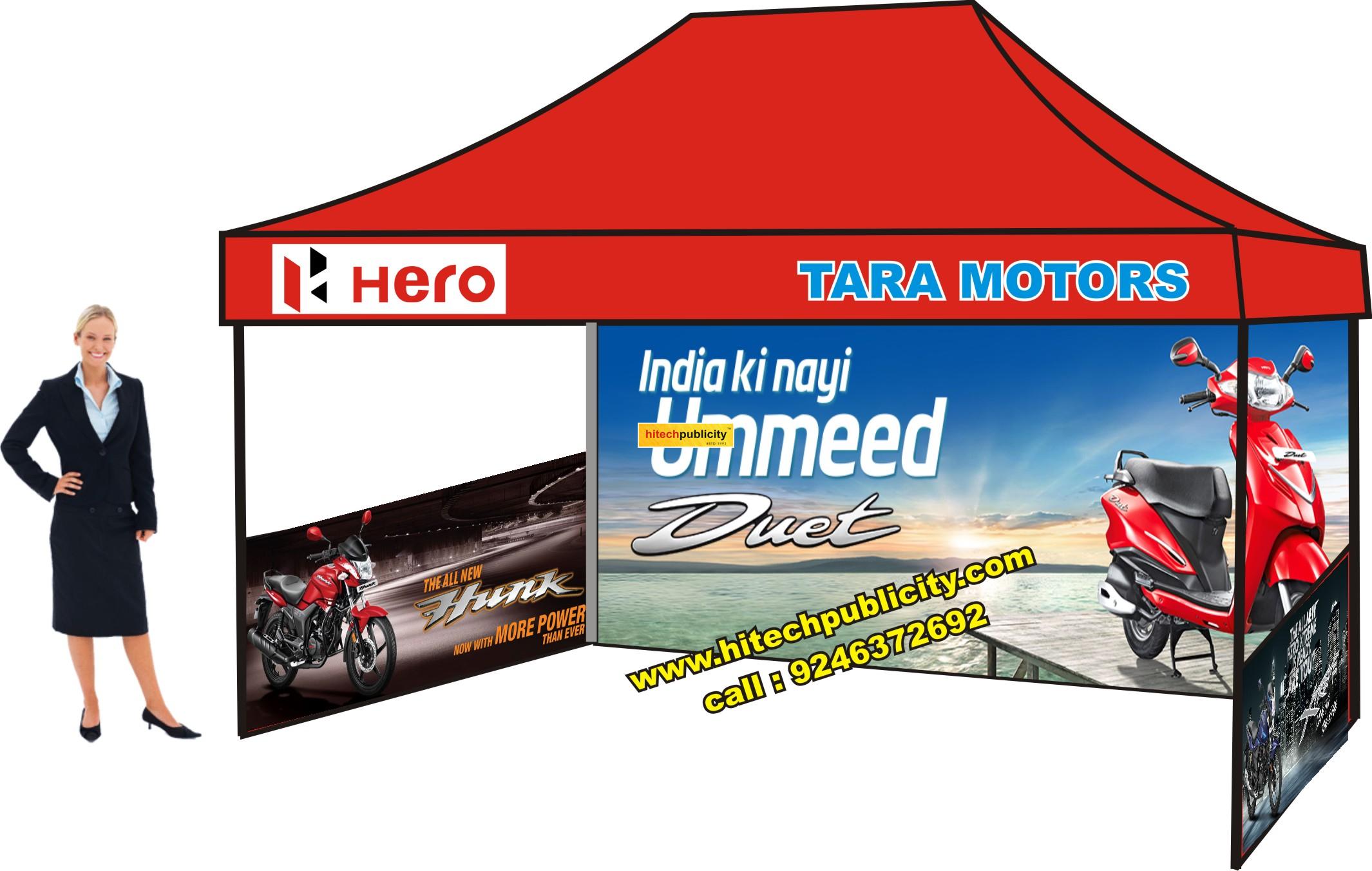 Hero Dealers Marketing Tent