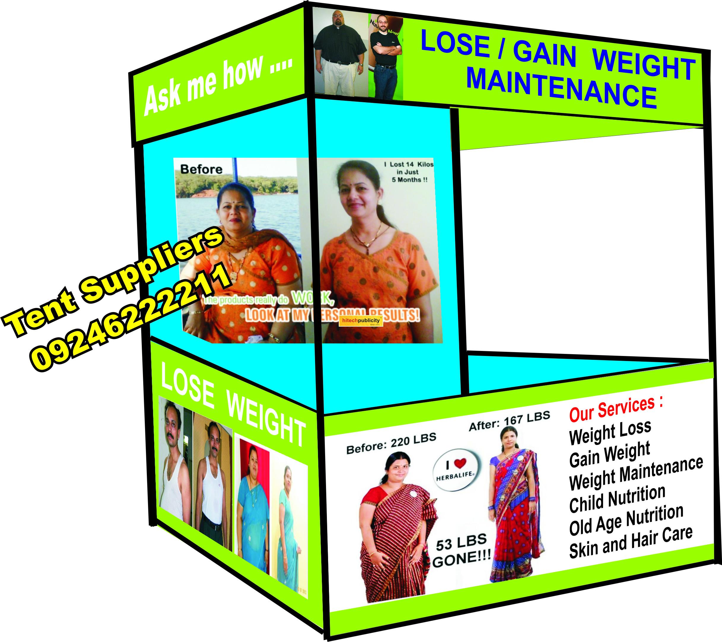 Lose Weight Marketing Canopy Tents