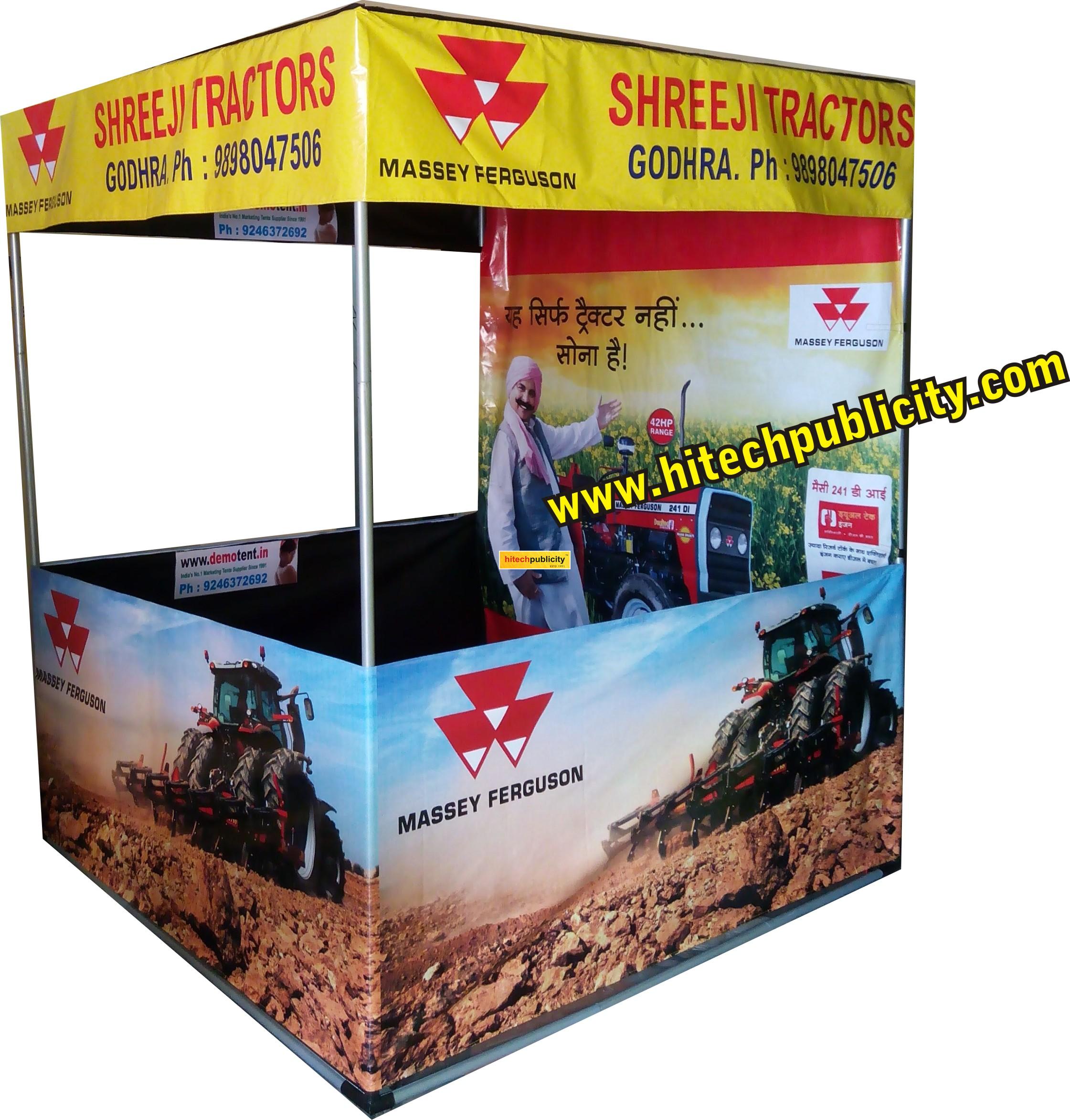 Massey Tractor Marketing Tents