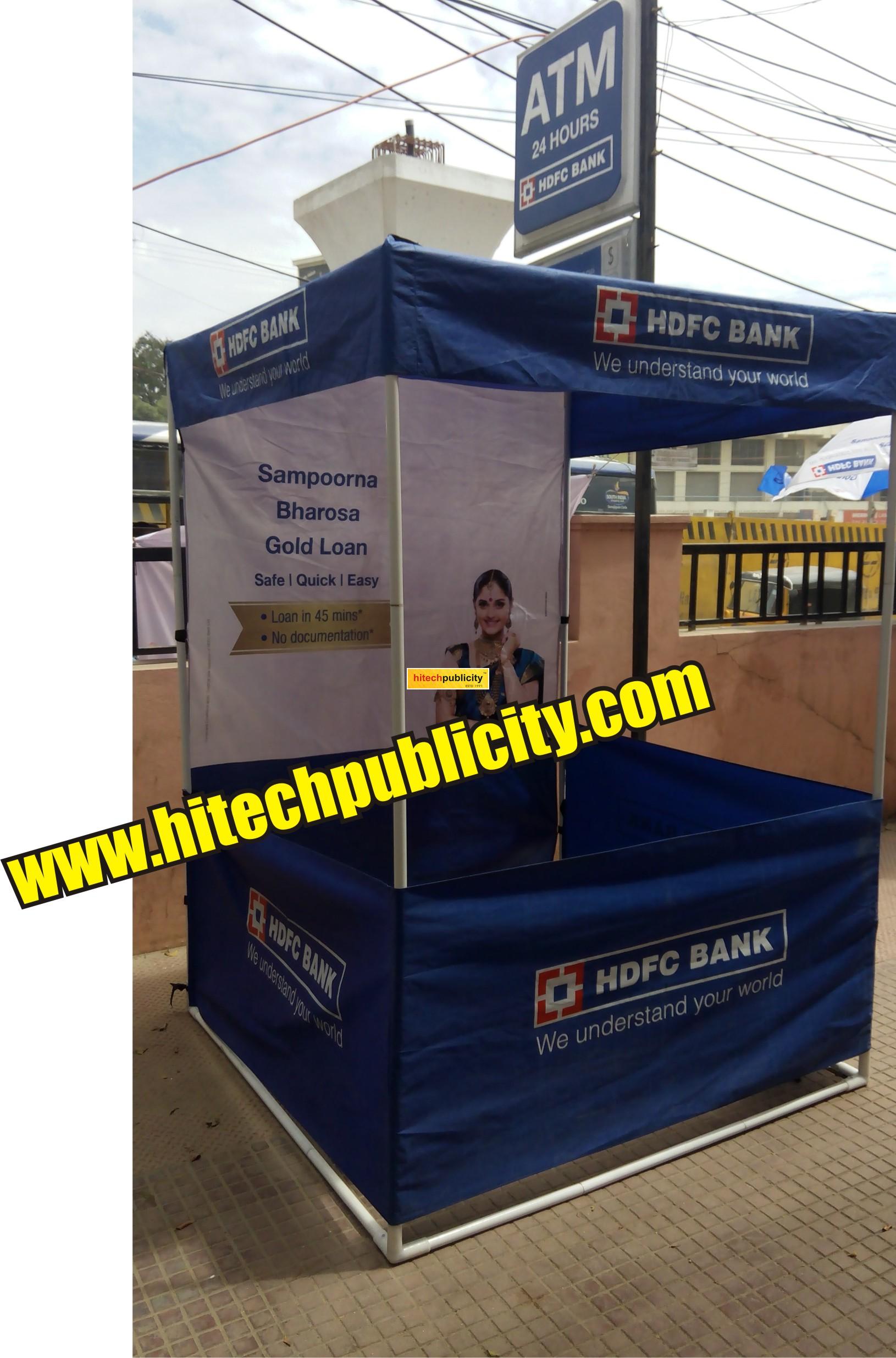 HDFC Bank Marketing Tents