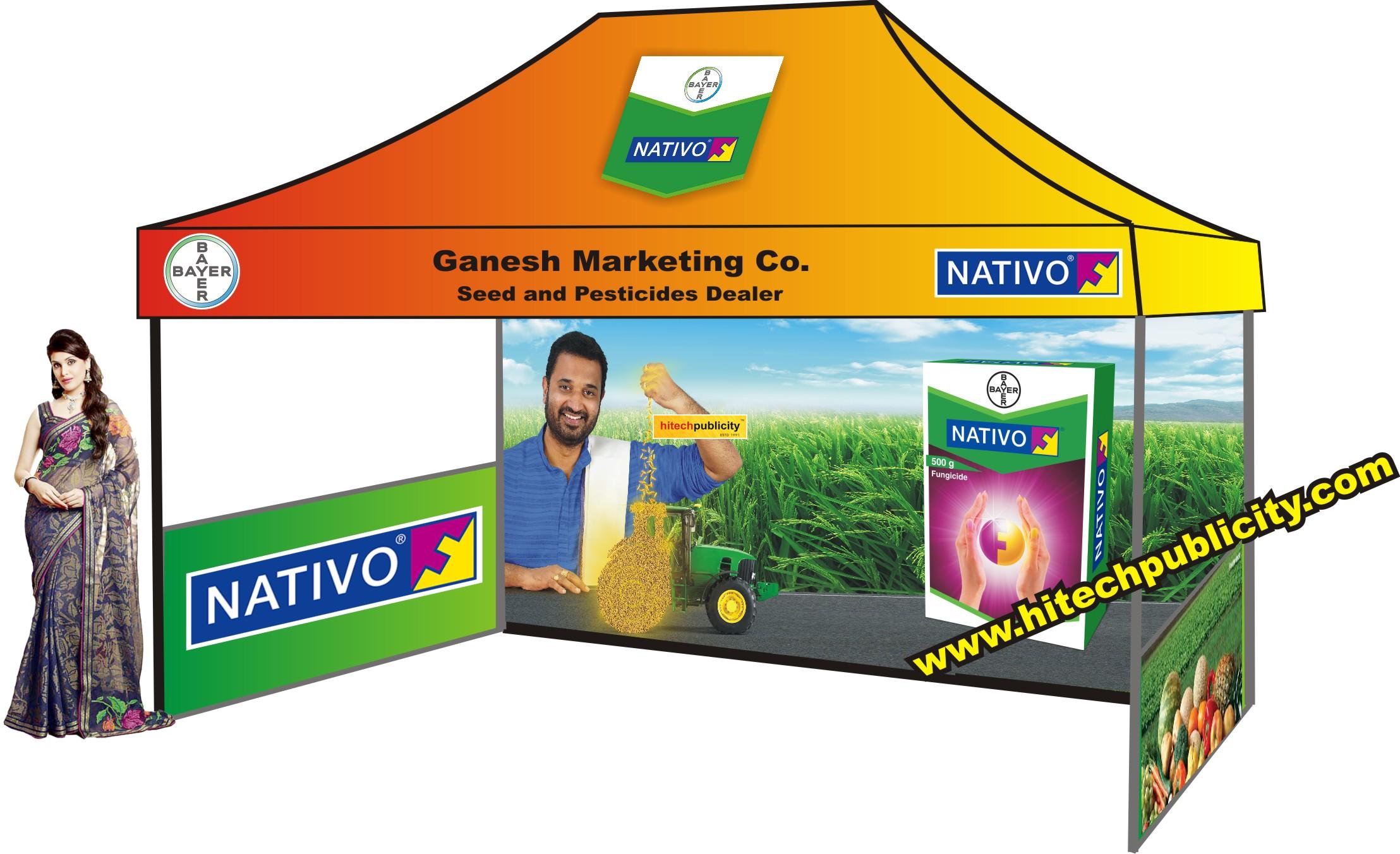 Bayer Pesticides Sales Tents