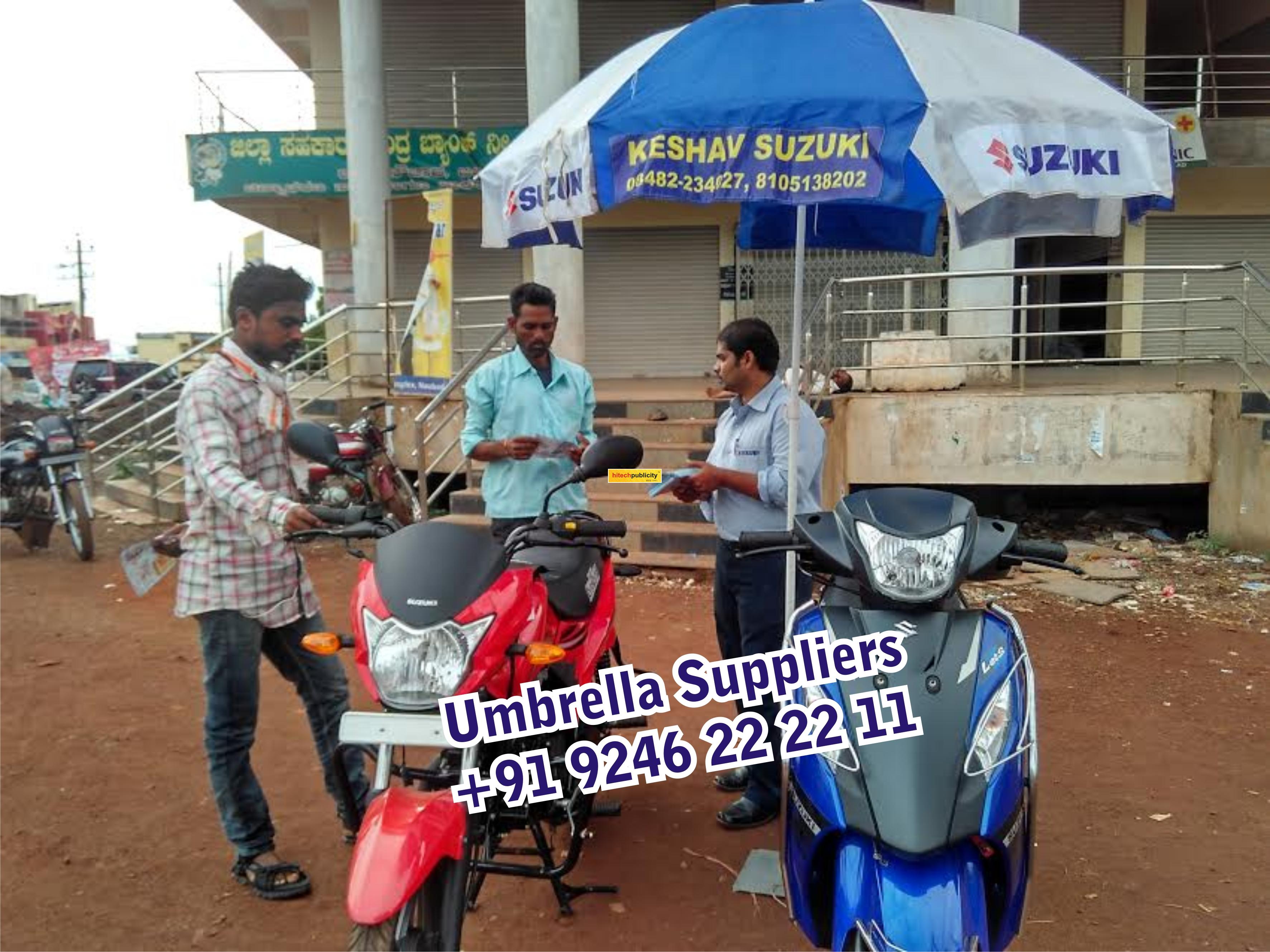 Suzuki Bike Marketing Umbrellas