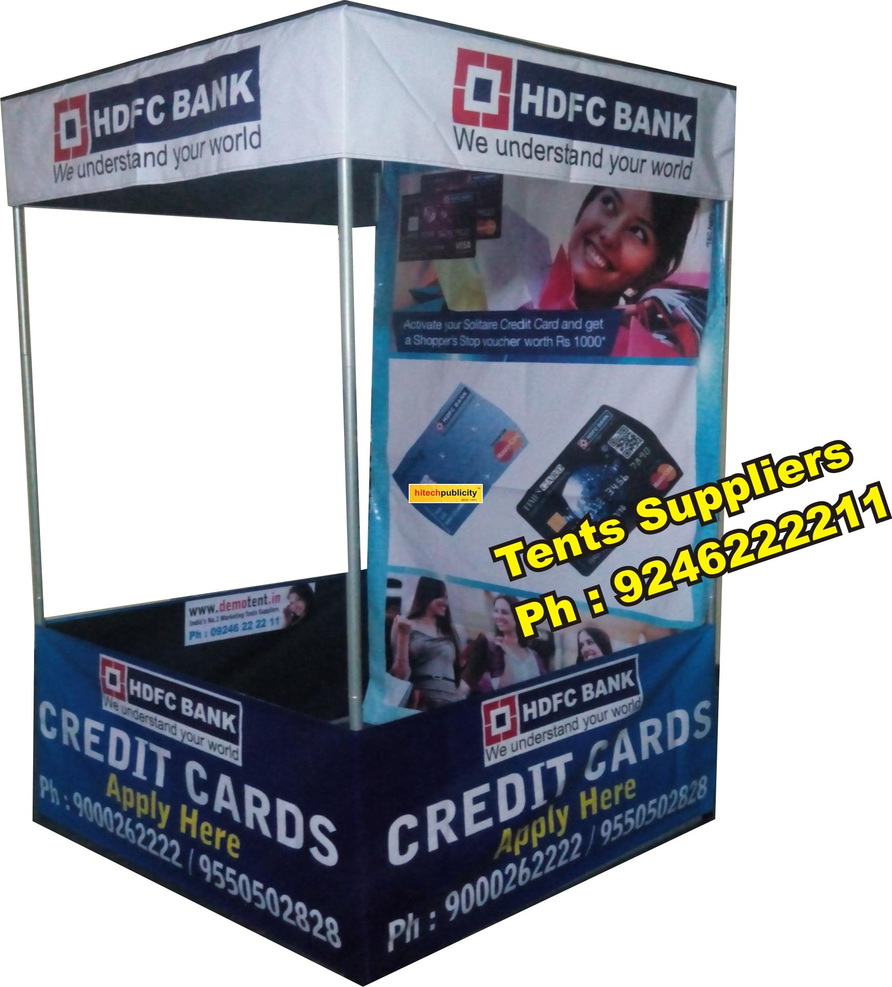 Credit Card Marketing Tents