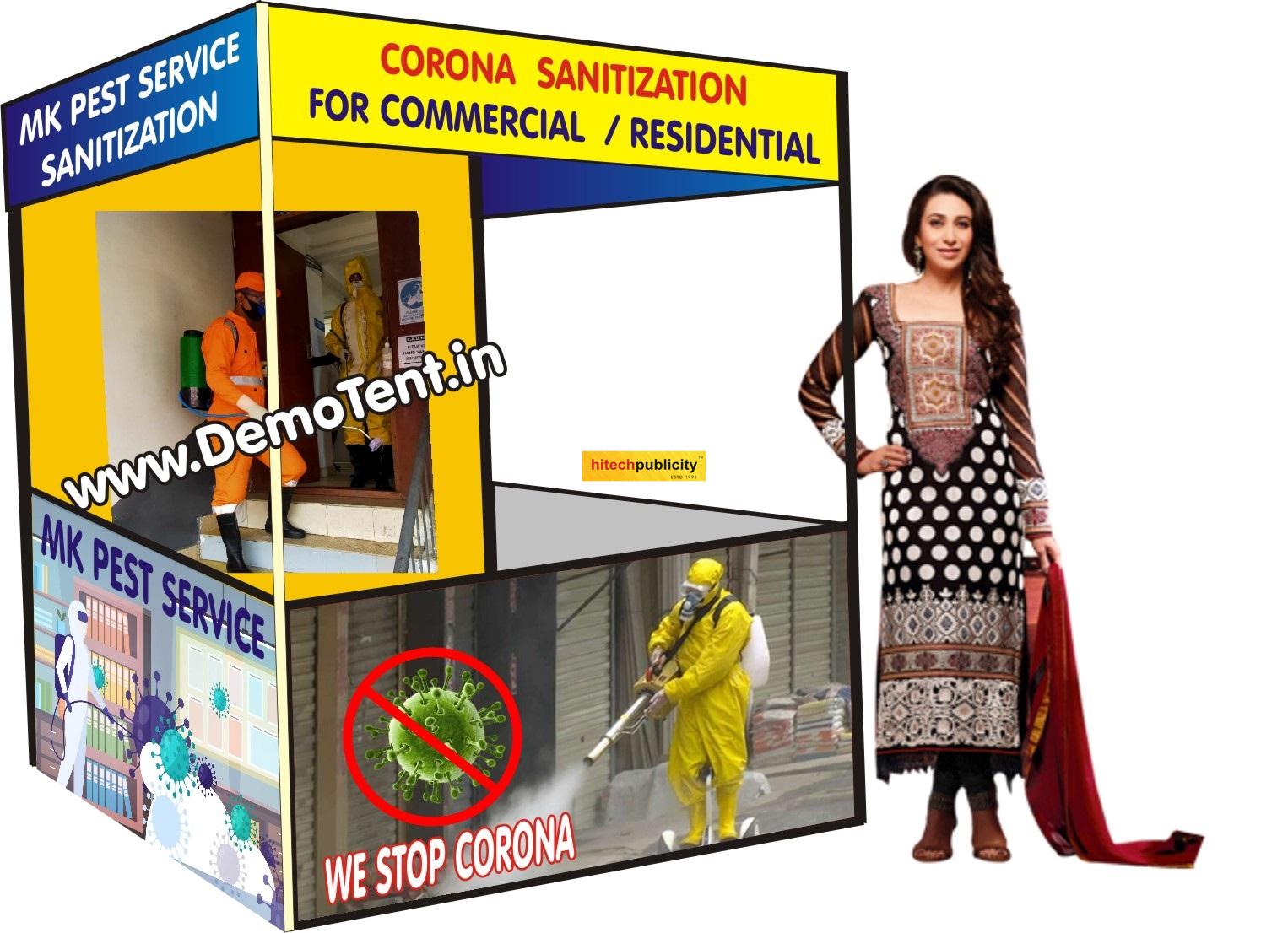 sanitation publicity tents