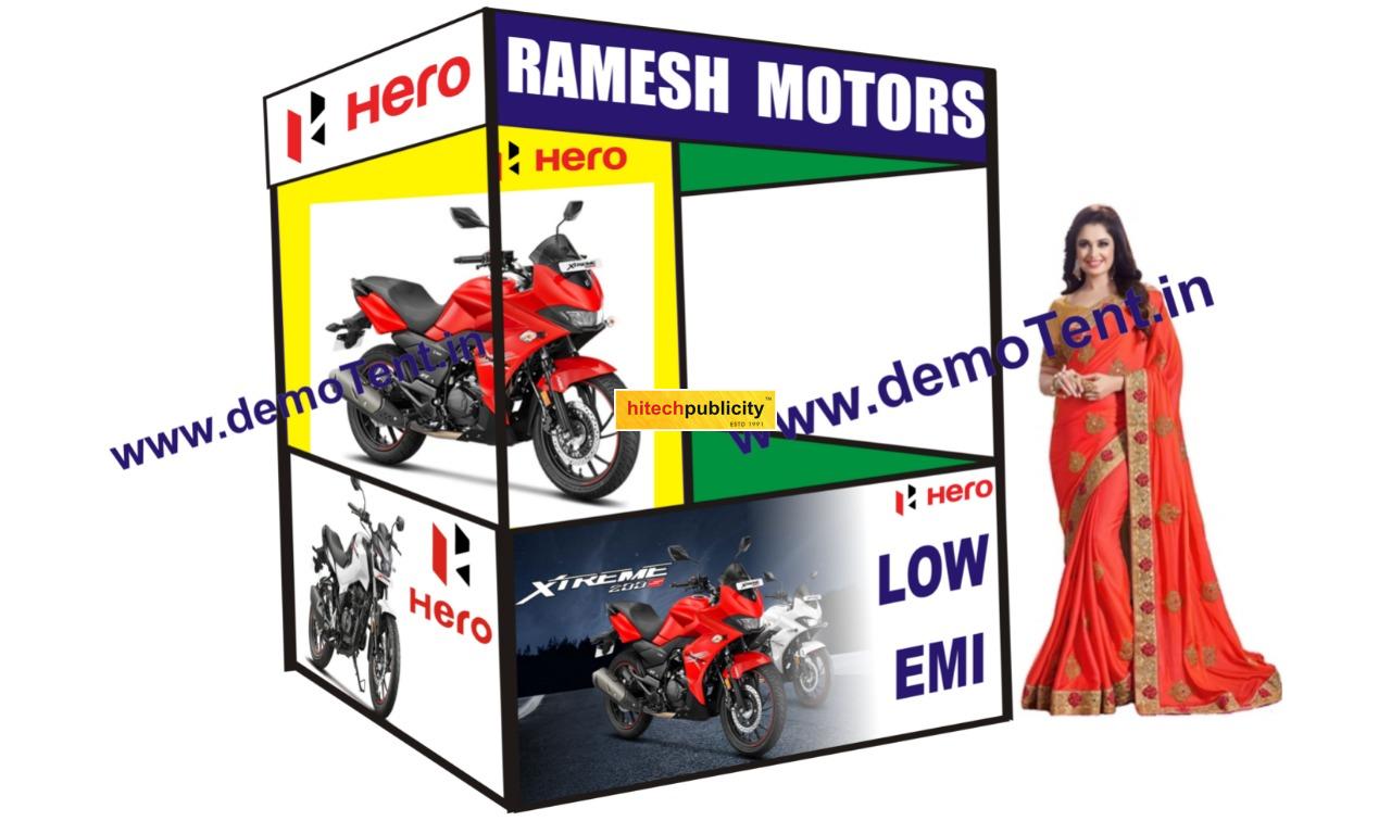 Hero Bike Marketing tent