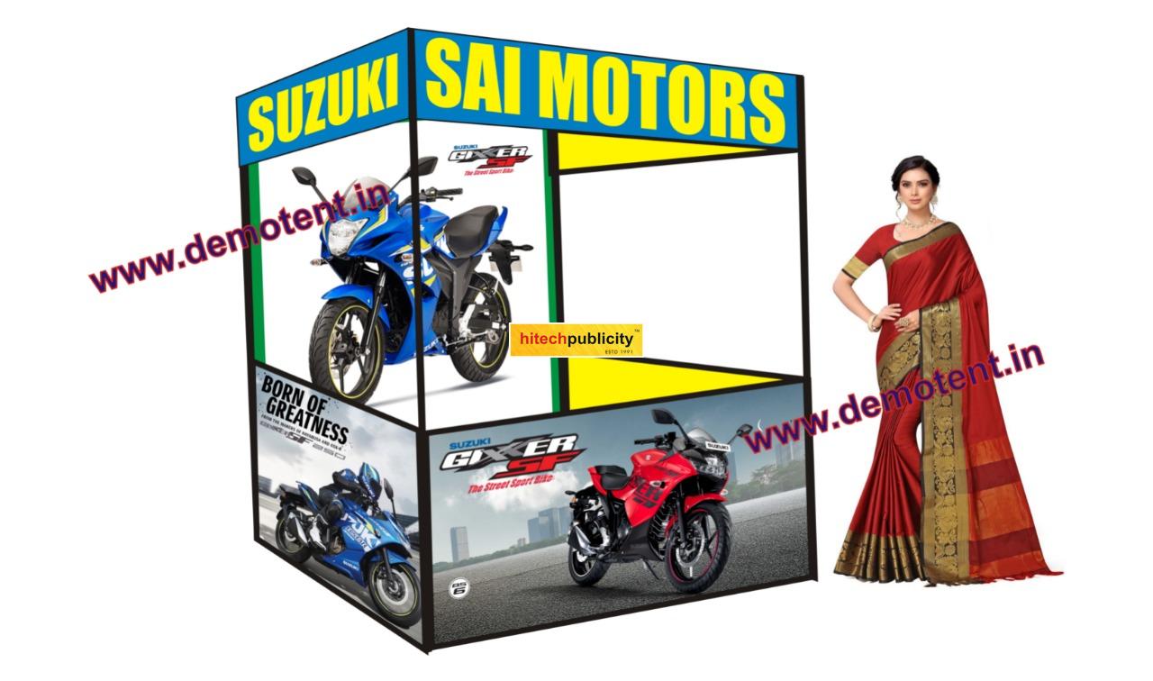 Demo tent for Suzuki Bike Dealer