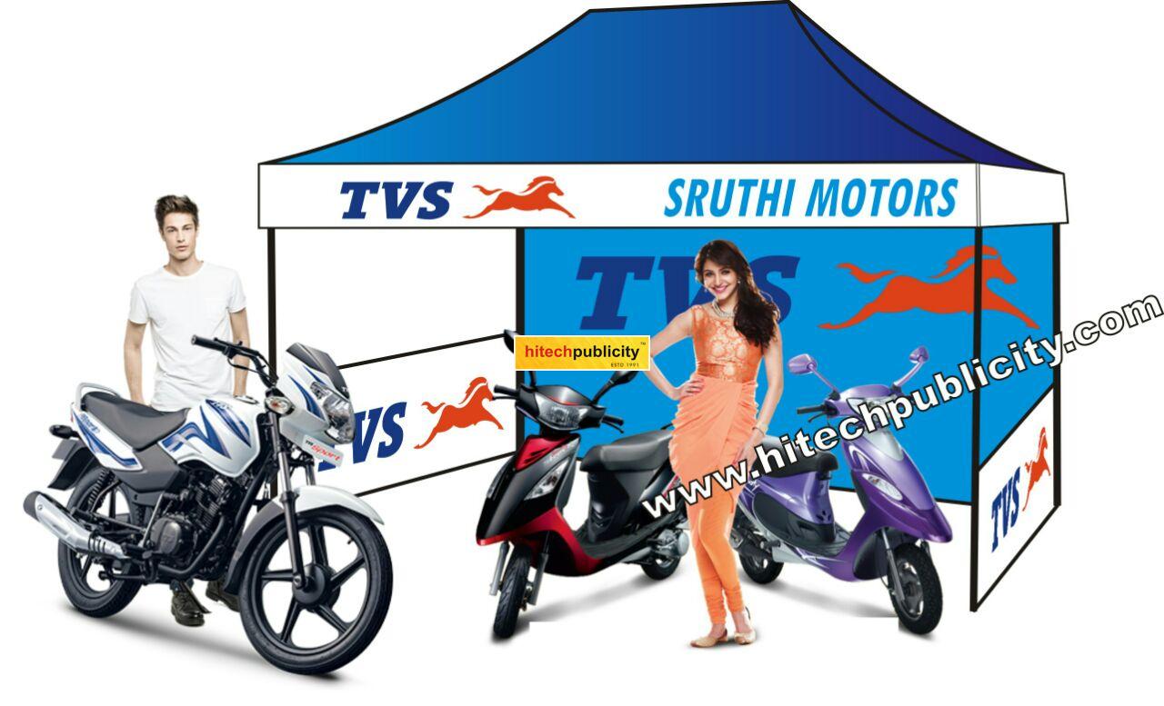 Tvs Bike Marketing Demo Tents