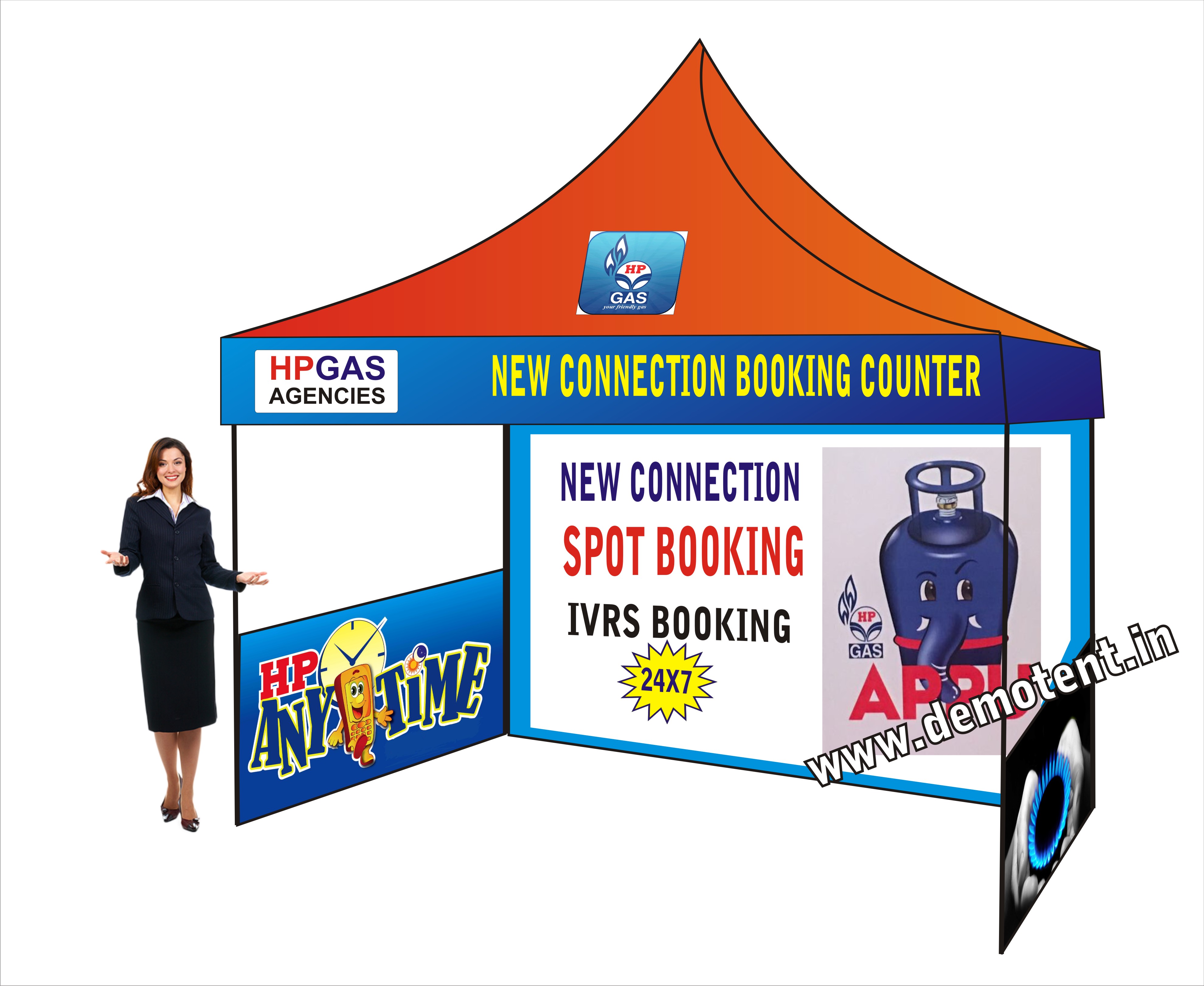 Canopy Tents For Hp Gas Dealers